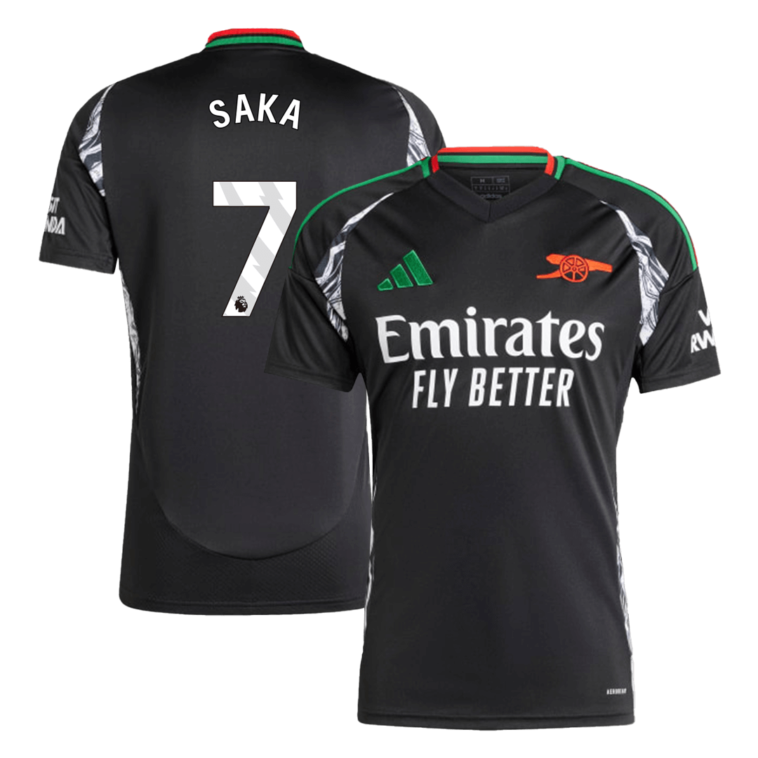 SAKA #7 Arsenal Away Soccer Jersey 2024/25 Top Soccer Jerseys Store