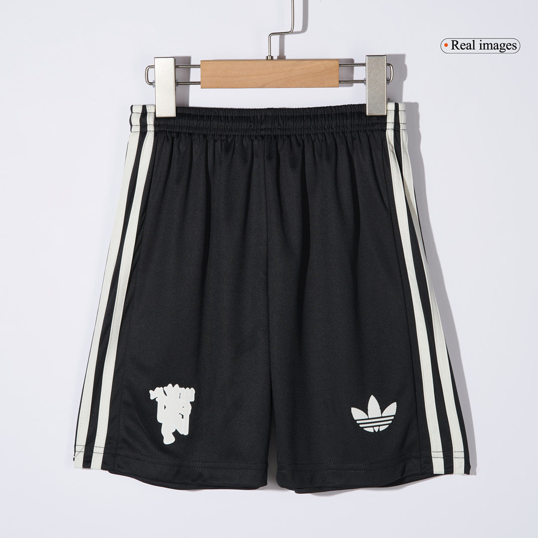 Kid's Manchester United Third Away  Soccer Jersey Kit(Jersey+Shorts+Socks) 2024/25 Top Soccer Jerseys Store