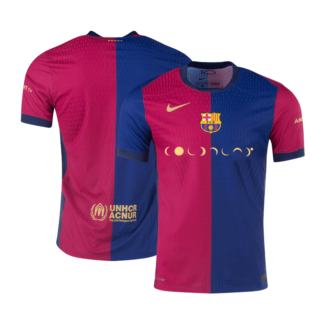 Player Version Barcelona Home Soccer Jersey 2024/25 - COLDPLAY Top Soccer Jerseys Store
