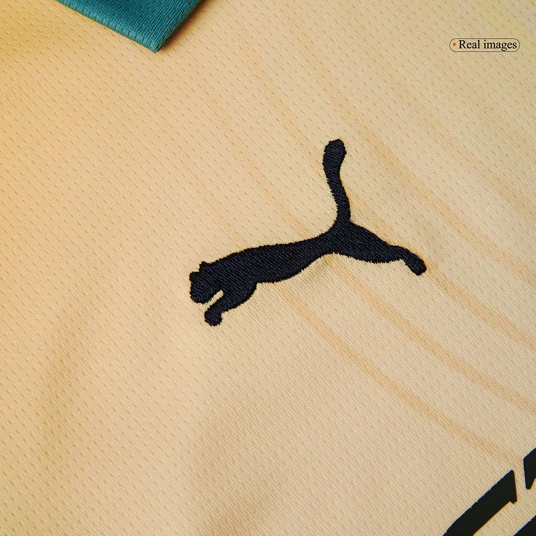 Kid's Manchester City Fourth Away Soccer Jersey Kit(Jersey+Shorts) 2024/25- Definitely City (UCL) Top Soccer Jerseys Store