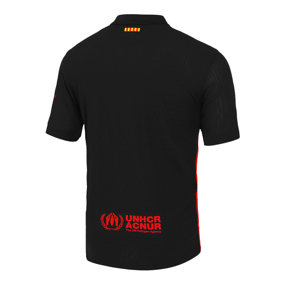 Player Version Barcelona Away  Soccer Jersey 2024/25 - Spotify Logo Without Text Top Soccer Jerseys Store