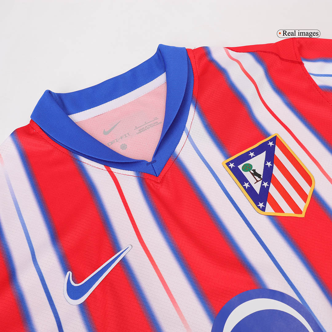 J.ALVAREZ #19 Atletico Madrid Home Soccer Jersey 2024/25 Top Soccer Jerseys Store