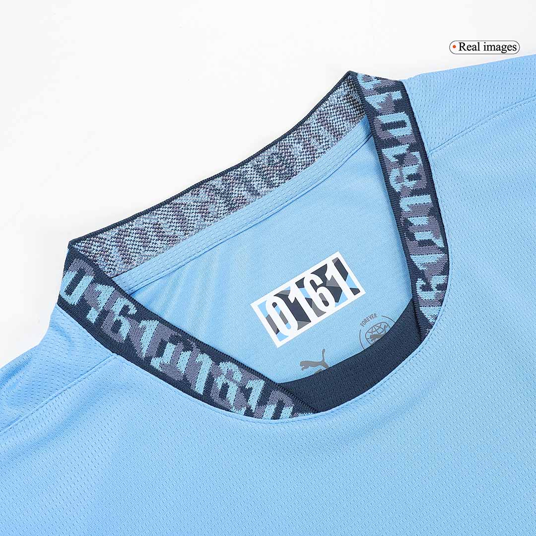 Manchester City Home Soccer Jersey Kit(Jersey+Shorts) 2024/25 Top Soccer Jerseys Store