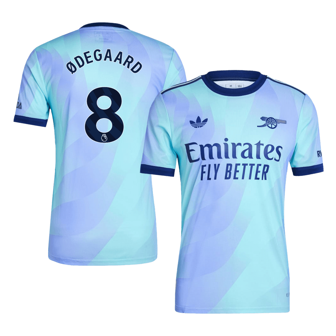 Player Version ØDEGAARD #8 Arsenal Third Away  Soccer Jersey 2024/25 Top Soccer Jerseys Store