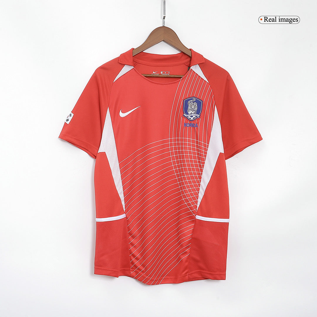 Retro 2002 South Korea Home Soccer Jersey topsoccerjerseys.com