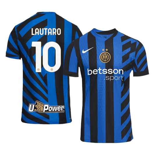 LAUTARO #10 Inter Milan Home  Soccer Jersey 2024/25 Top Soccer Jerseys Store
