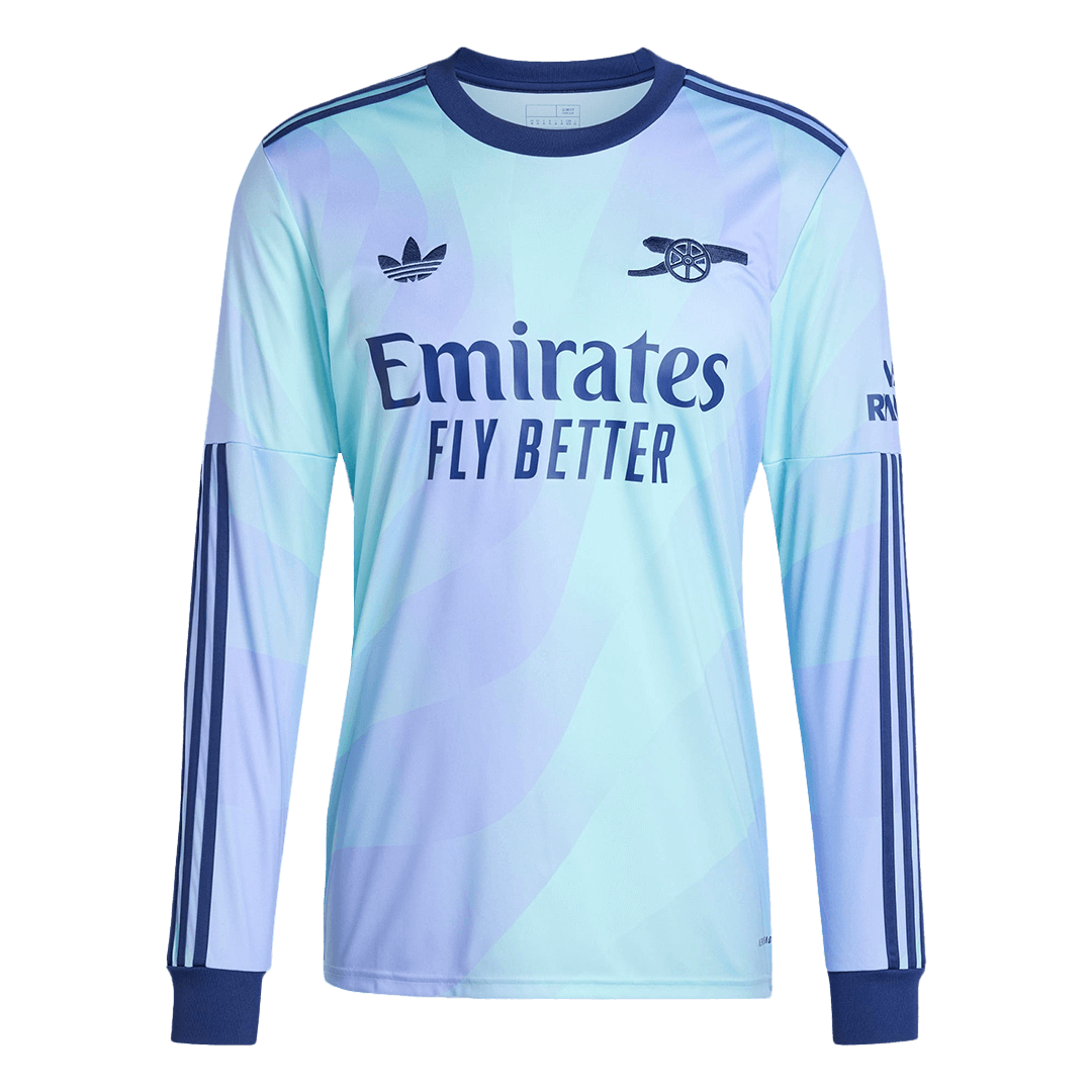 Arsenal Third Away Long Sleeve Soccer Jersey 2024/25 Top Soccer Jerseys Store
