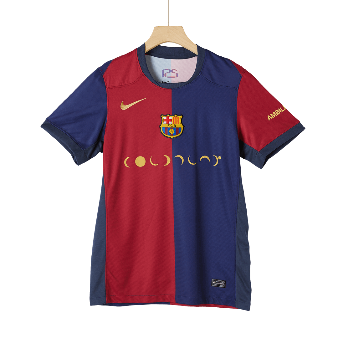 Barcelona Home Soccer Jersey 2024/25 - COLDPLAY Top Soccer Jerseys Store