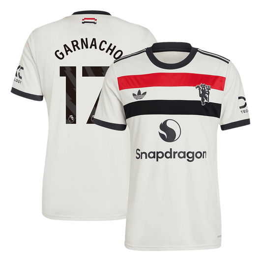 GARNACHO #17 Manchester United Third Away  Soccer Jersey 2024/25 Top Soccer Jerseys Store