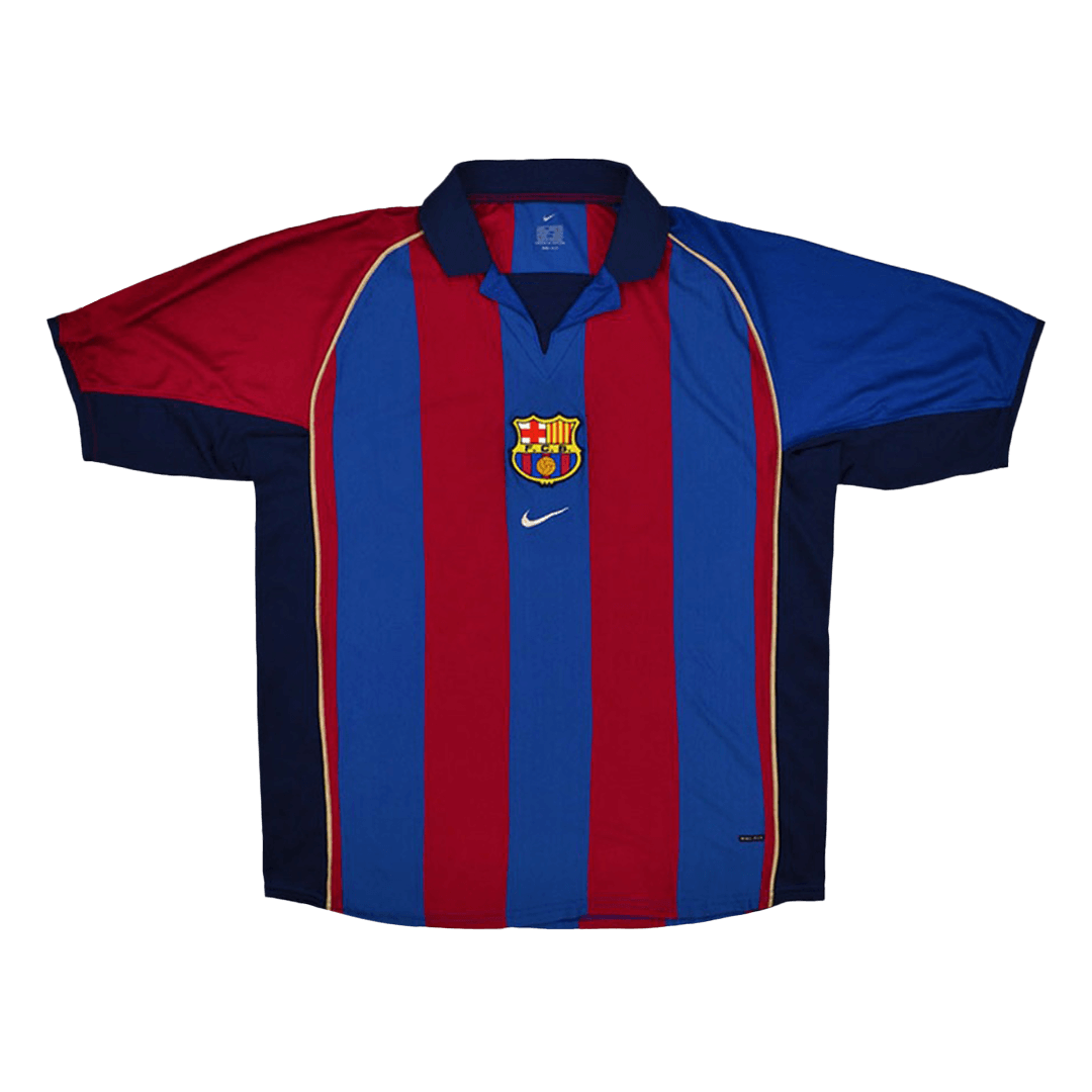 Retro XAVI #6 2001/02 Barcelona Home Soccer Jersey Top Soccer Jerseys Store