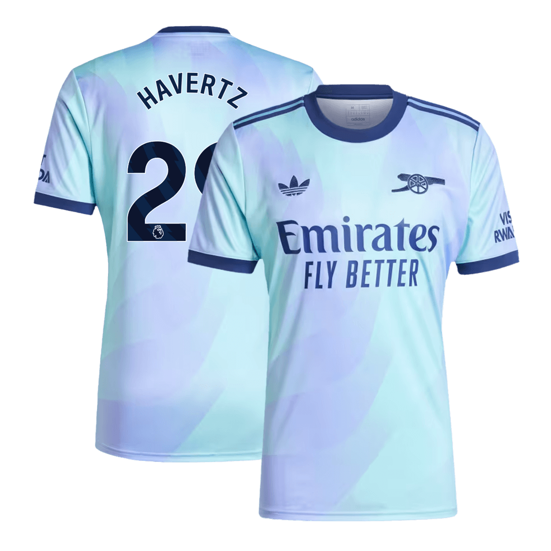 HAVERTZ #29 Arsenal Third Away Soccer Jersey 2024/25 Top Soccer Jerseys Store