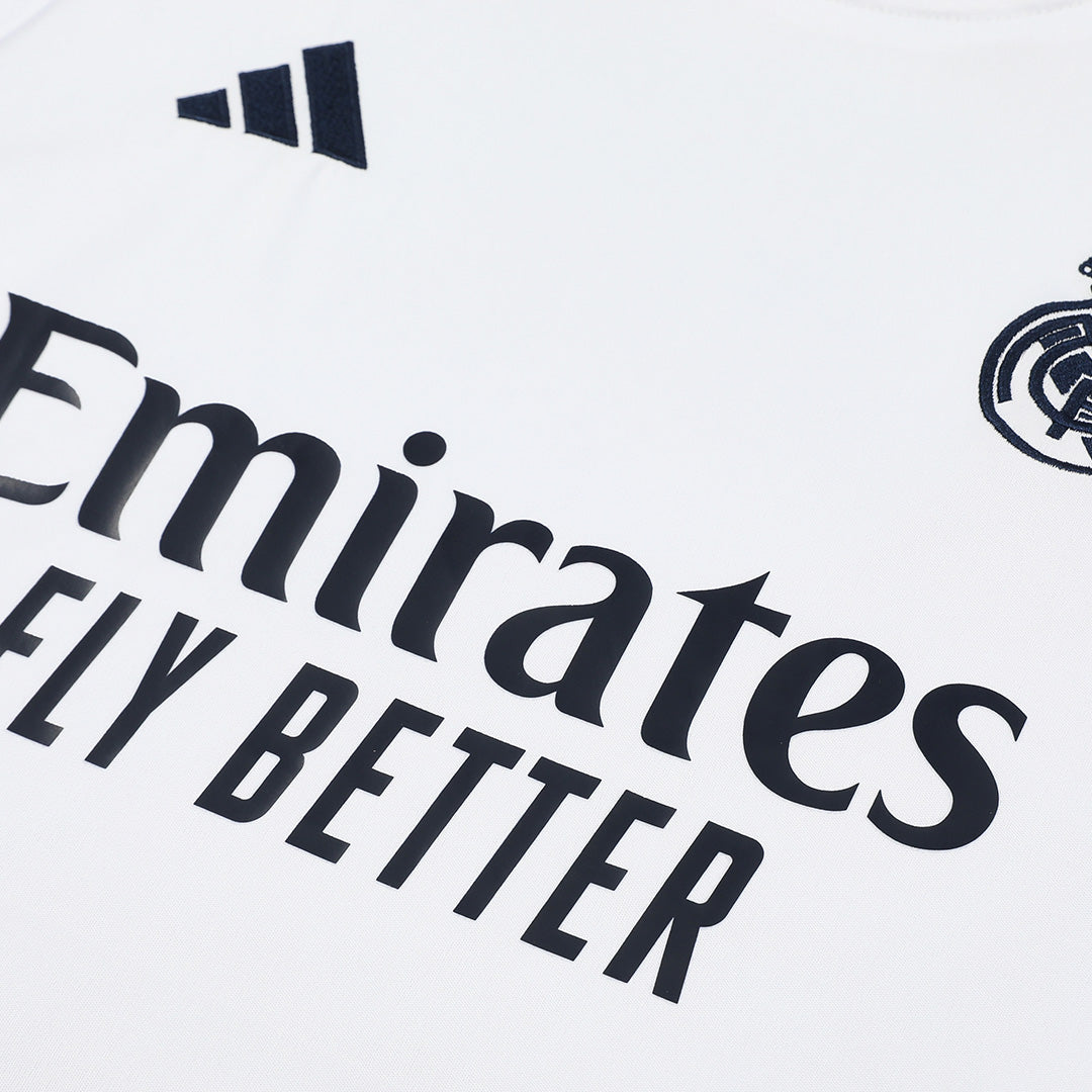Real Madrid Pre-Match Soccer Jersey Vest Kit(Jersey+Shorts) 2024/25 Top Soccer Jerseys Store