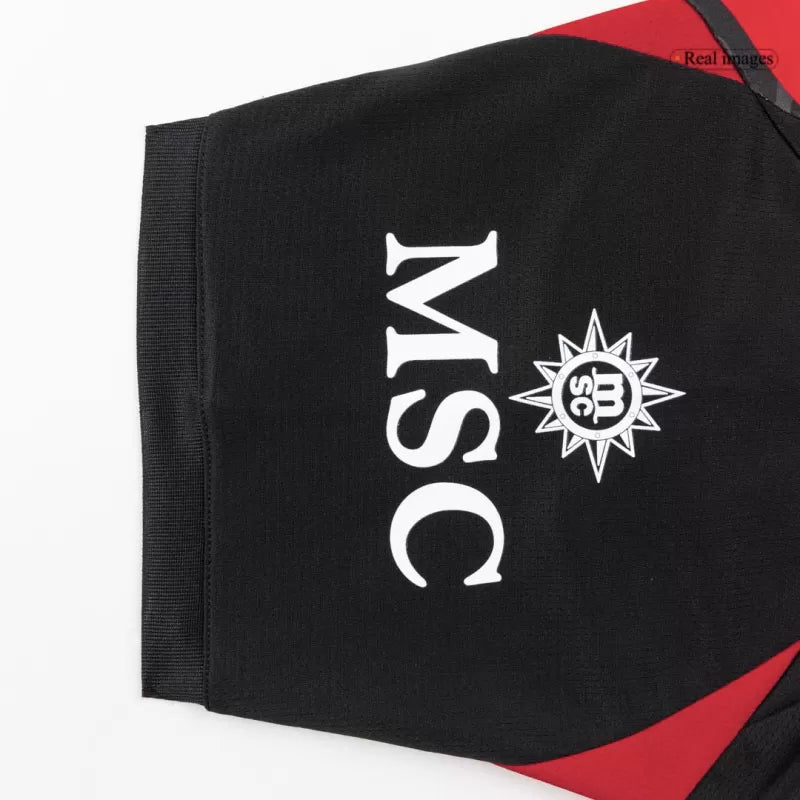 Kit maglia da calcio casalinga AC Milan (maglia+pantaloncini) 2025/26