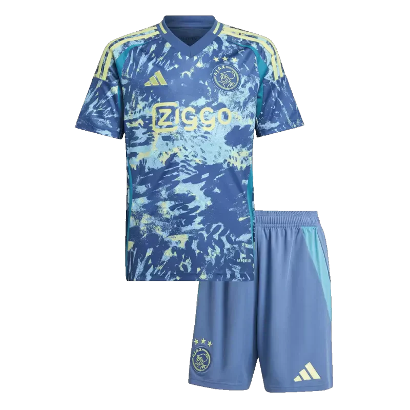 Ajax Away Kids Soccer Jerseys Kit 2024/25 Top Soccer Jerseys Store