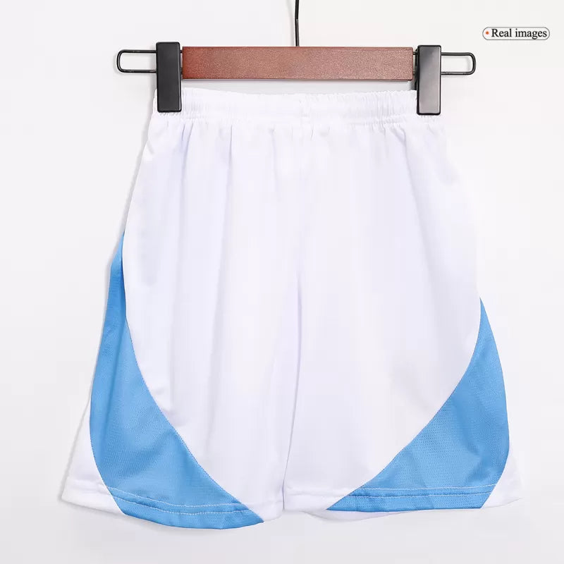 Argentina Home Kids Soccer Jerseys Kit Copa America 2024 Go Game Wear