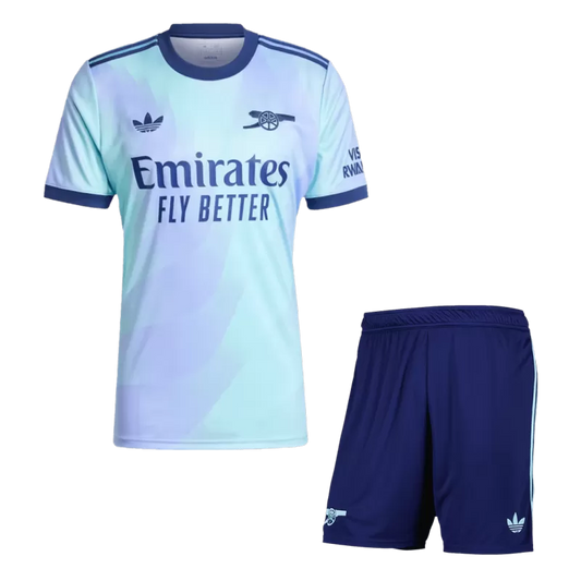 Arsenal Third Away Soccer Jersey Kit(Jersey+Shorts) 2024/25