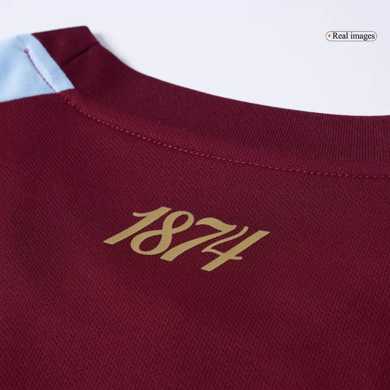 Maglia da calcio casalinga dell'Aston Villa 2025/26