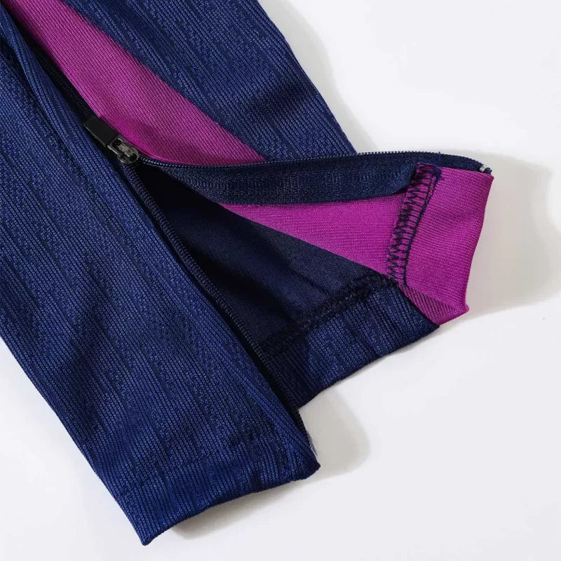 Completo da allenamento Barcellona con zip 1/4 (giacca + pantaloni) 2025/26 - Blu navy