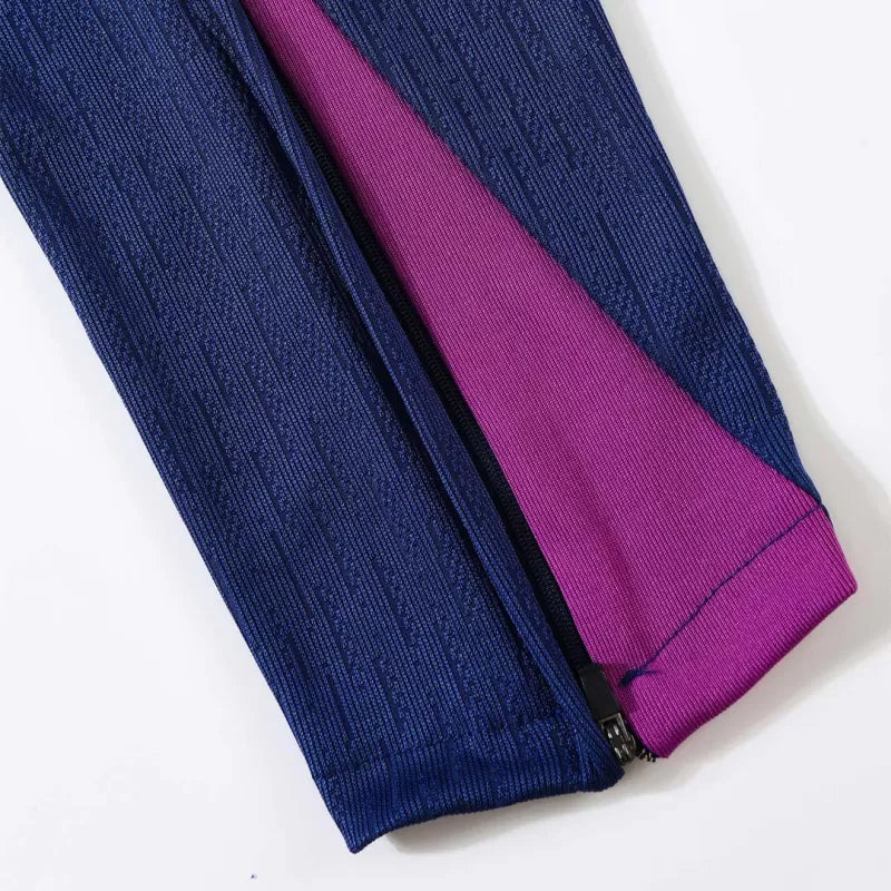 Completo da allenamento Barcellona con zip 1/4 (giacca + pantaloni) 2025/26 - Viola