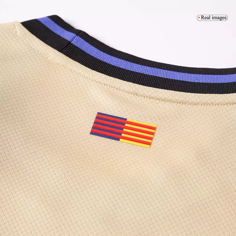 Barcelona Away Soccer Jersey Kit(Jersey+Shorts+Socks) 2025/26