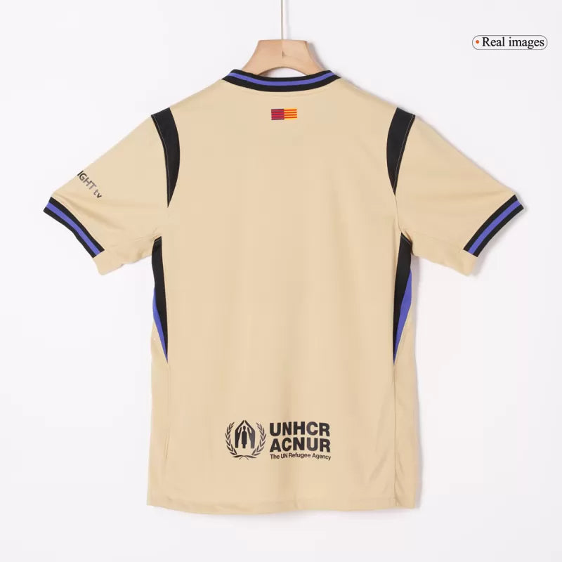 Barcelona Away Soccer Jersey Kit(Jersey+Shorts) 2025/26