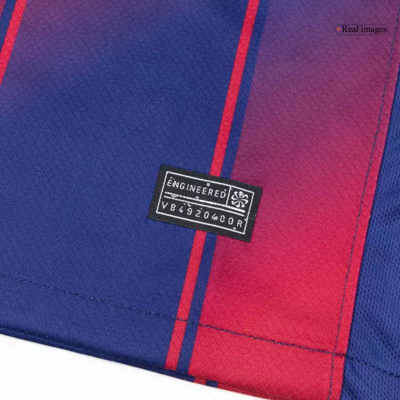 Barcelona Home Long Sleeve Soccer Jersey 2025/26