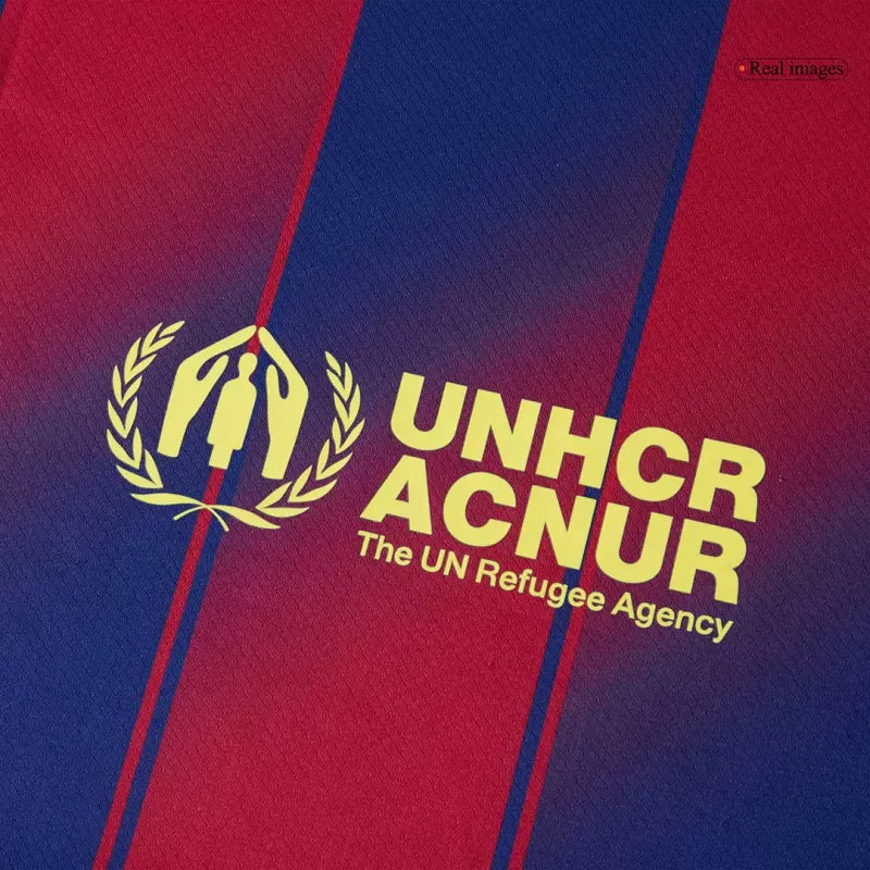 Barcelona Home Soccer Jersey Kit(Jersey+Shorts) 2025/26