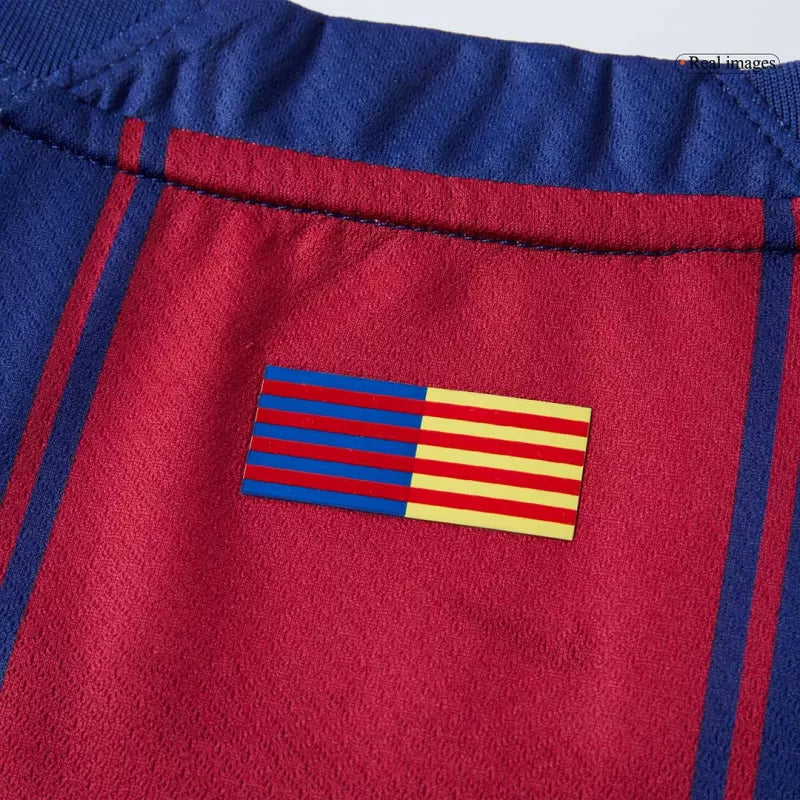 Barcelona Home Soccer Jersey Kit(Jersey+Shorts+Socks) 2025/26