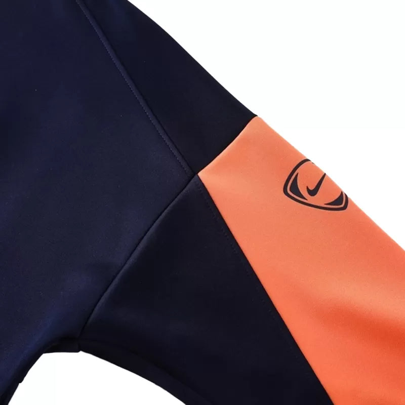 Barcelona Training Jacket Kit (Jacket+Pants) 2025/26 - Navy&Orange