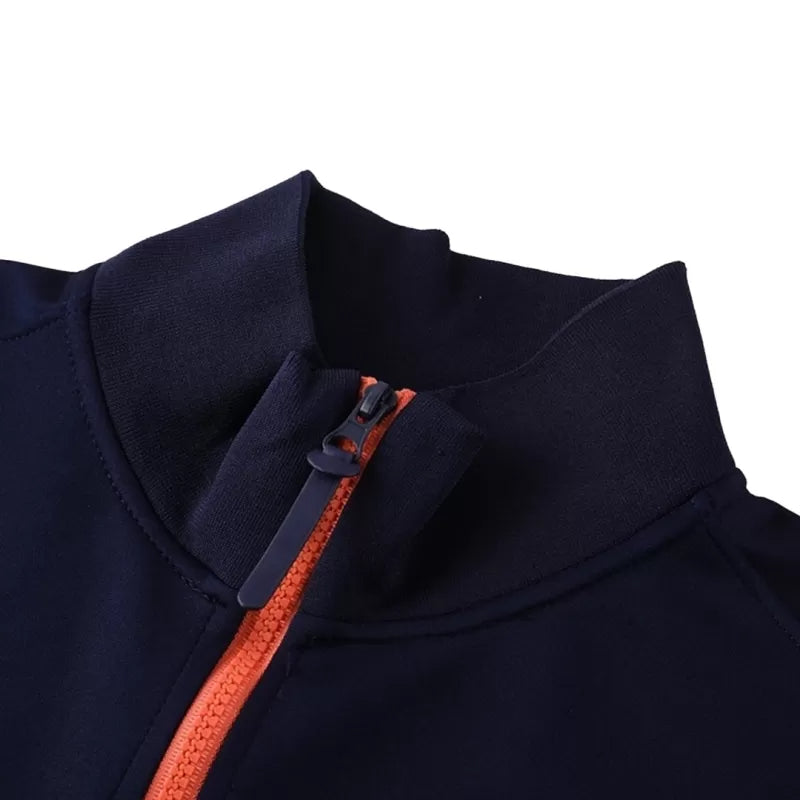 Barcelona Training Jacket Kit (Jacket+Pants) 2025/26 - Navy&Orange