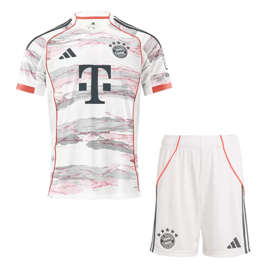 Bayern Munich Away Soccer Jersey Kit(Jersey+Shorts) 2025/26