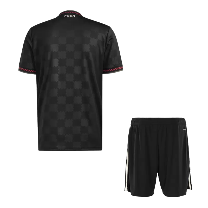 Kit terza maglia da calcio da trasferta del Bayern Monaco (maglia+pantaloncini) 2025/26