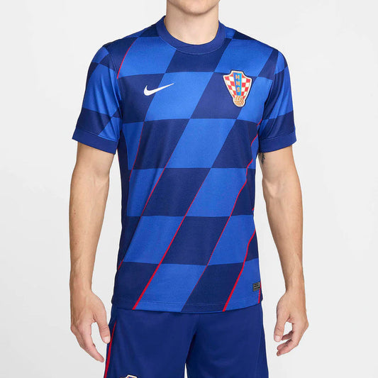 Croatia Away Soccer Jersey Euro 2024/25 topsoccerjerseys.com
