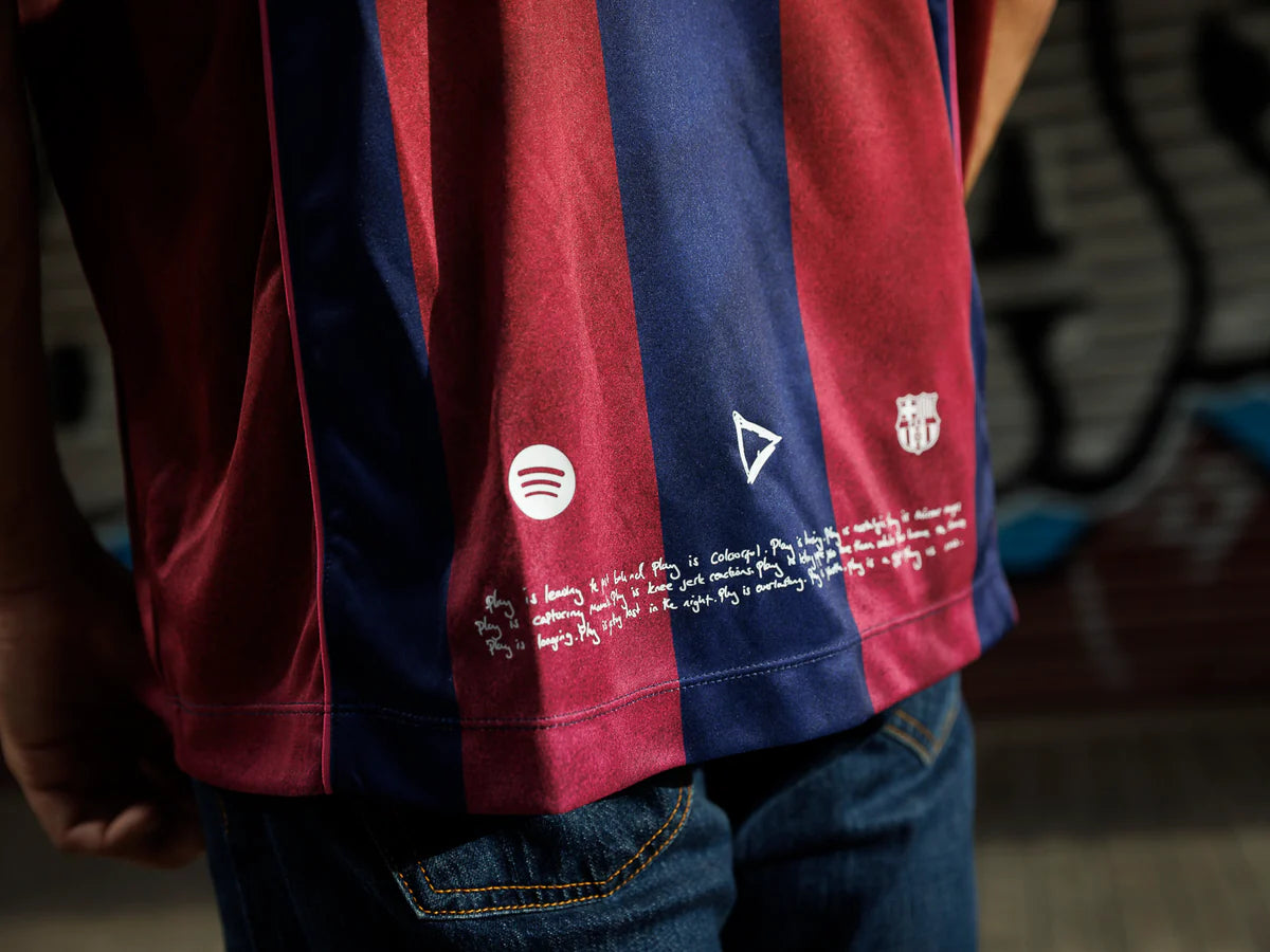 Maglia da gioco retrò Ed Sheeran x Spotify x FC Barcelona Home Play 2004/05