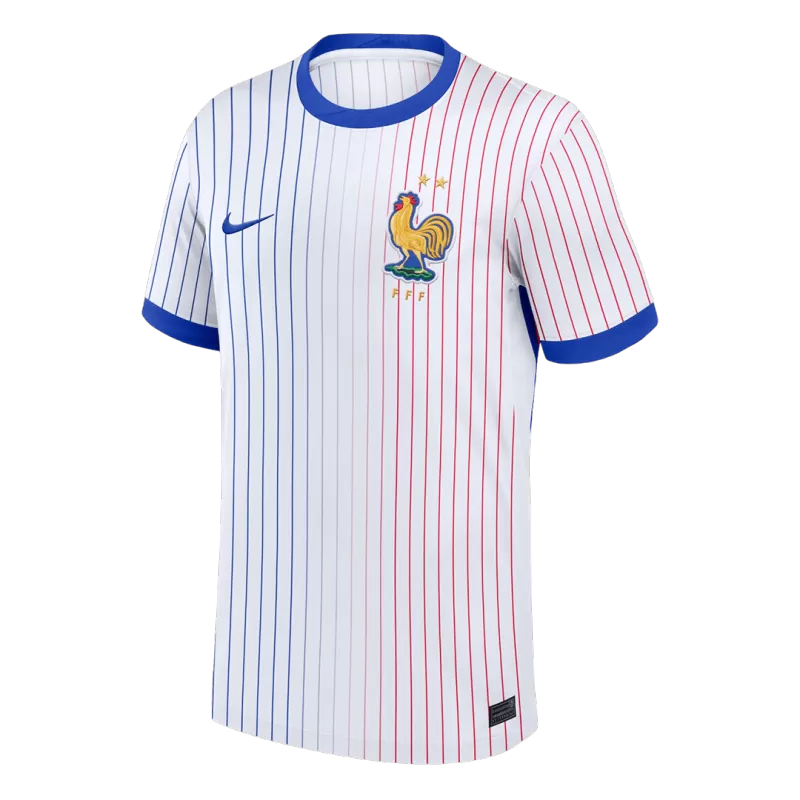 Kit maglia da calcio da trasferta della Francia (maglia+pantaloncini) Euro 2024