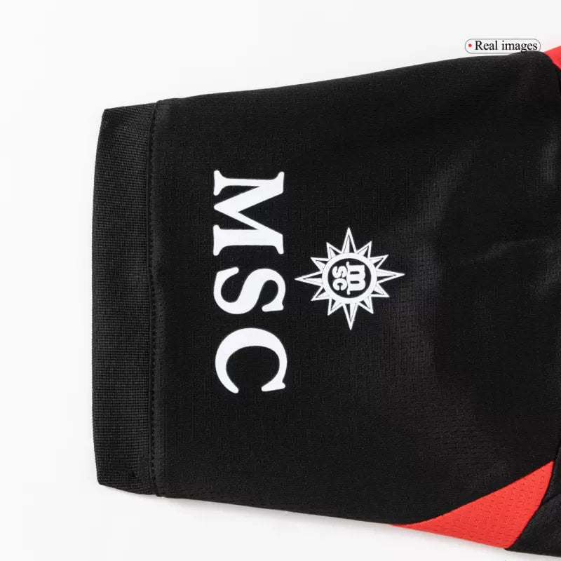 Kit maglia da calcio home AC Milan per bambini (maglia+pantaloncini) 2025/26