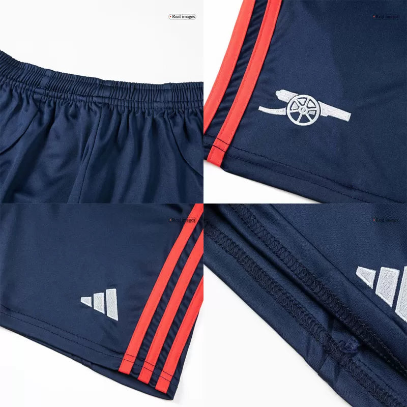 Kit da calcio per bambini dell'Arsenal (maglia+pantaloncini) 2025/26