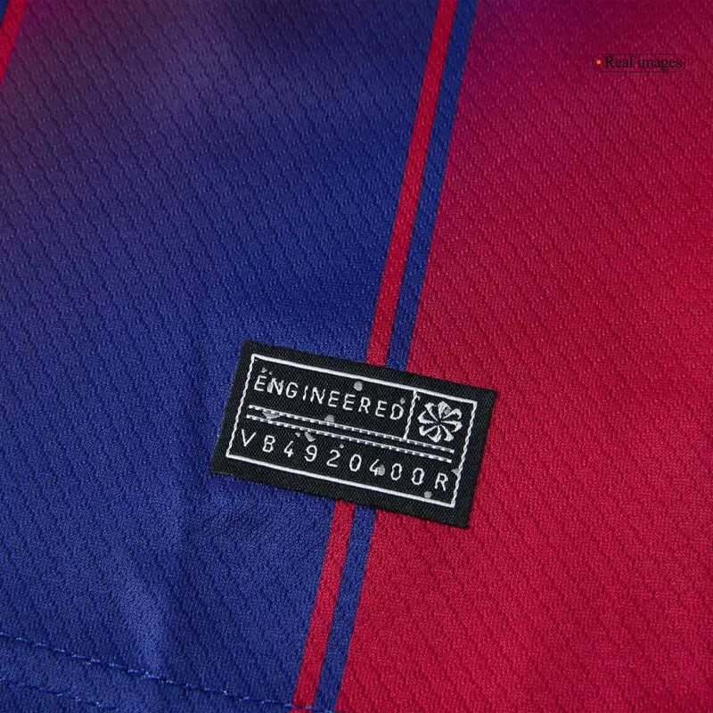 Kid‘s Barcelona Home Soccer Jerseys (Jersey+Short+Socks) Kit 2025/26
