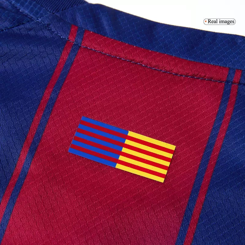 Kid‘s Barcelona Home Soccer Jerseys (Jersey+Short+Socks) Kit 2025/26