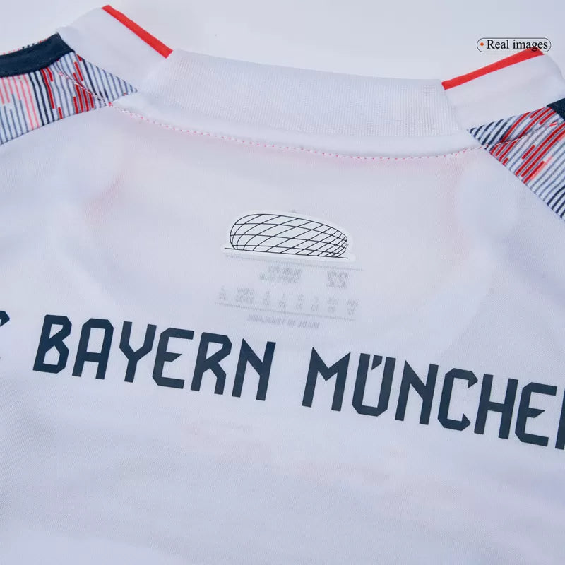 Kid's Bayern Munich Away Soccer Jersey Kit(Jersey+Shorts+Socks) 2025/26