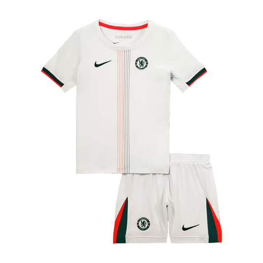 Kid's Chelsea Away Soccer Jersey Kit(Jersey+Shorts) 2025/26