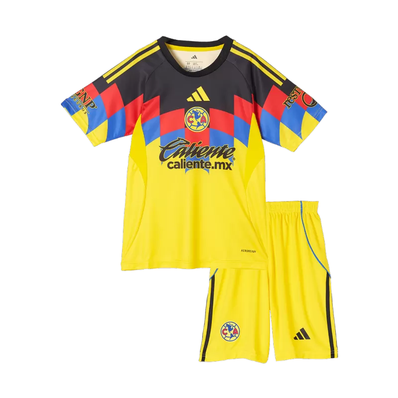Kid's Club America Home Soccer Jersey Kit(Jersey+Shorts) 2025/26