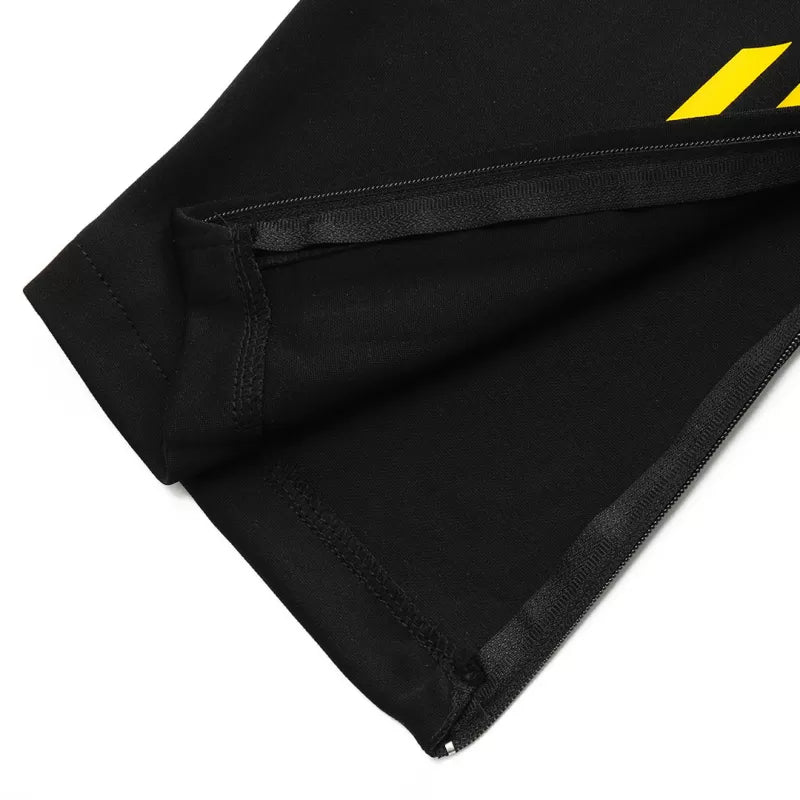 Completo da allenamento Manchester United con zip a 1/4 (giacca+pantaloni) per bambini 2025/26 - Nero