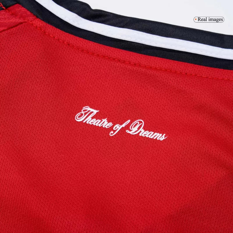 Kit da calcio per bambini Manchester United Home (maglia+pantaloncini+calzini) 2025/26