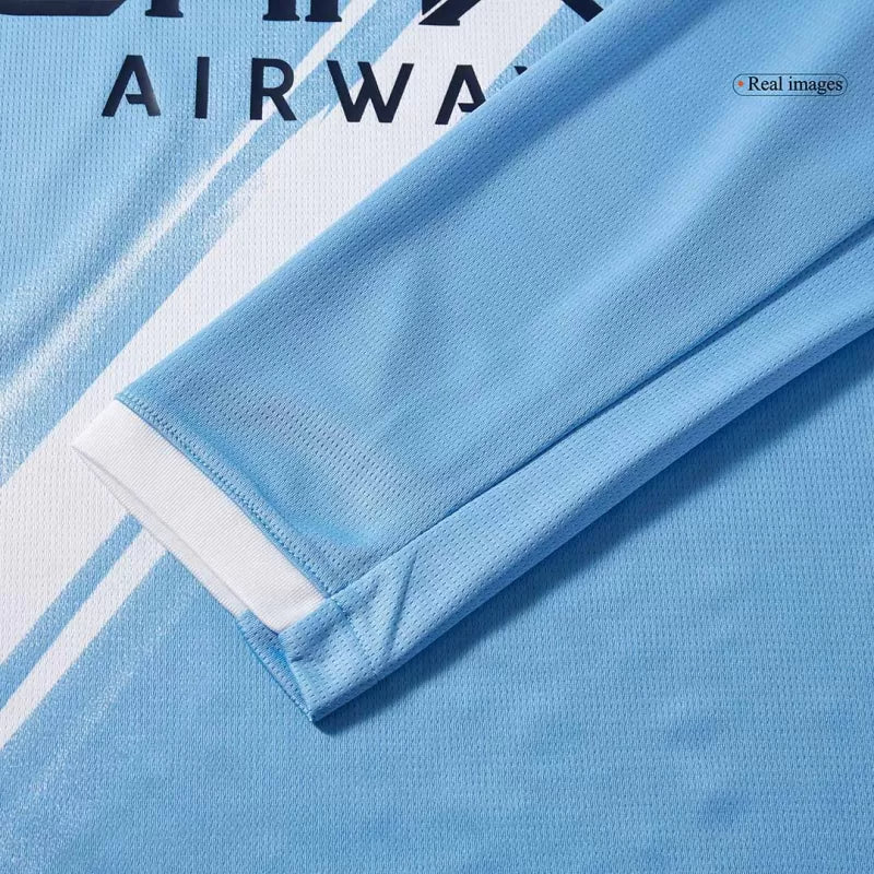 Maglia da calcio a maniche lunghe del Manchester City 2025/26