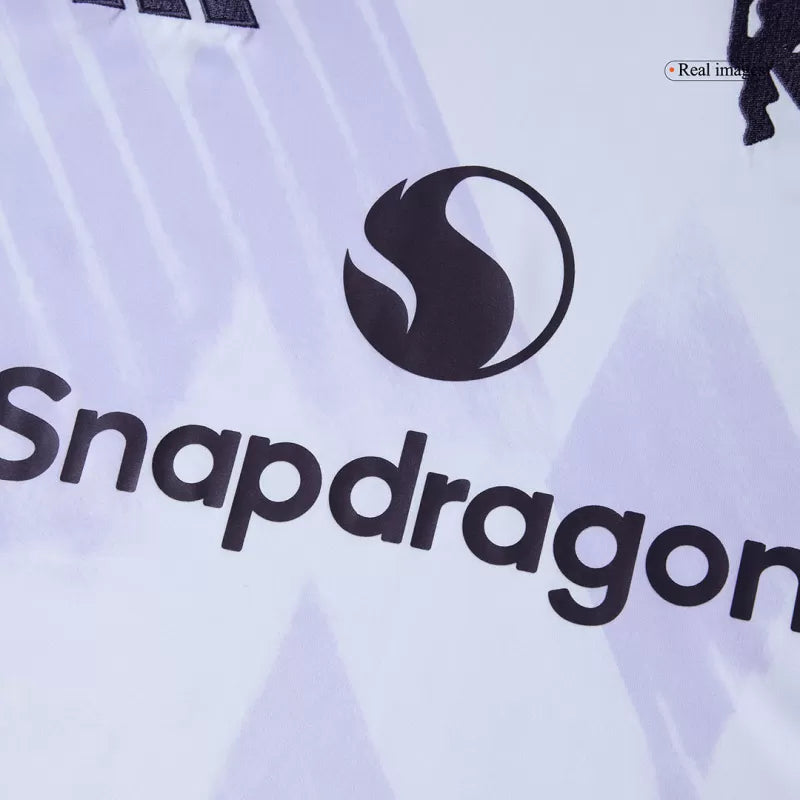 Kit maglia da calcio da trasferta del Manchester United (maglia+pantaloncini+calzini) 2025/26