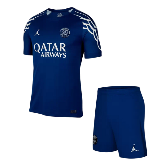 PSG Fourth Away Soccer Jersey Kit(Jersey+Shorts) 2024/25 Go Game Wear