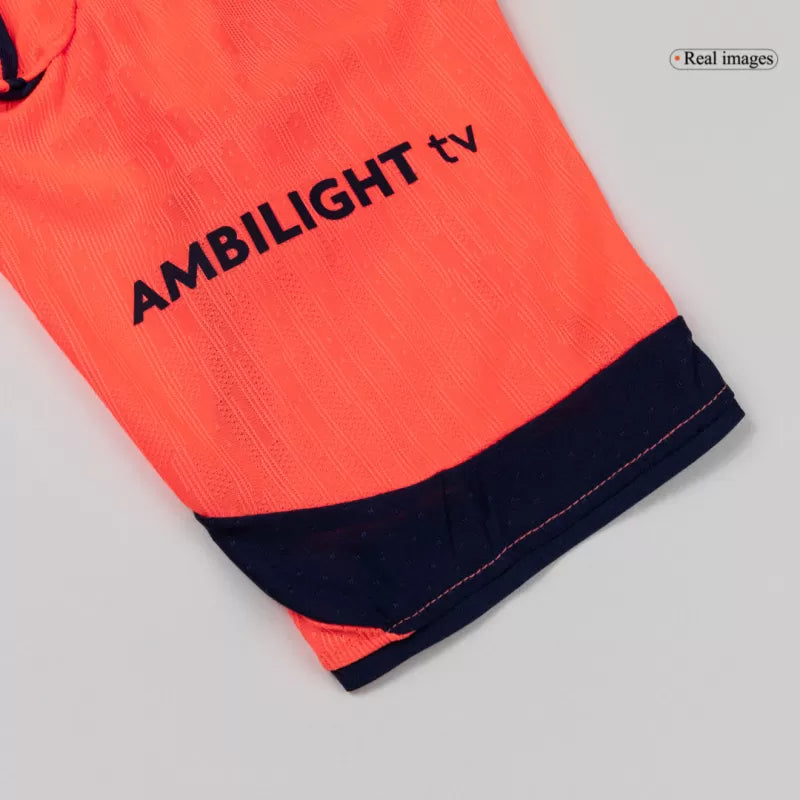 Versione Giocatore Barcellona Terza Maglia da Calcio Away 2025/26 - Logo Spotify Senza Testo - Vestibilità Slim