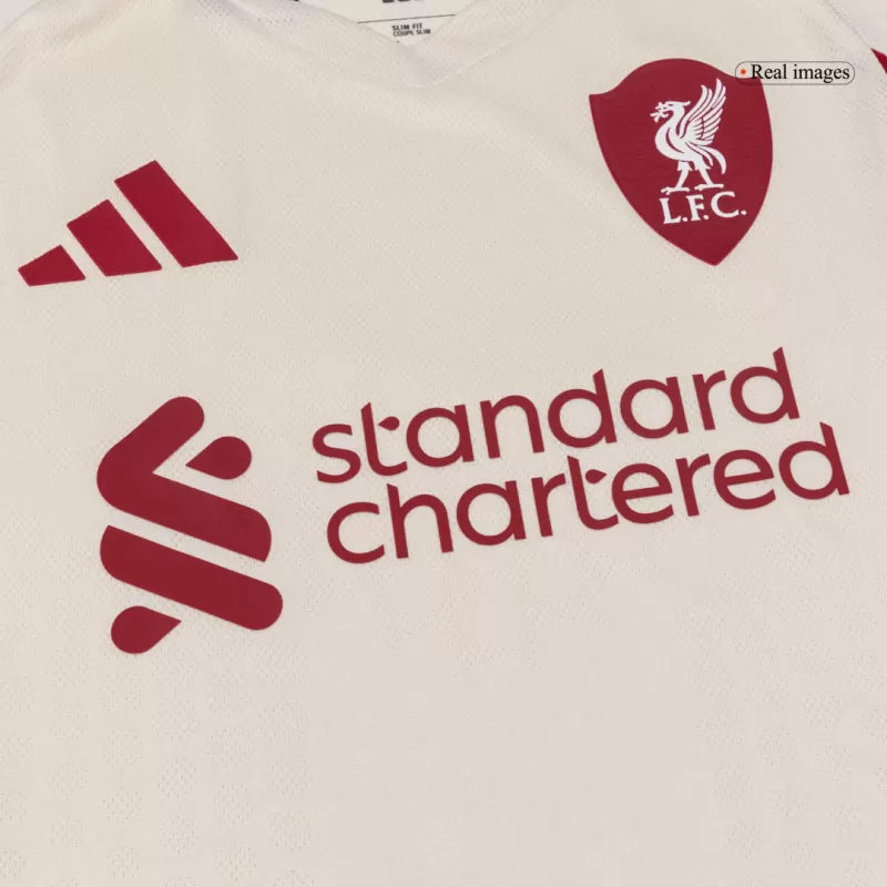 Maglia da calcio Liverpool Away Player Version 2025/26 - Vestibilità slim