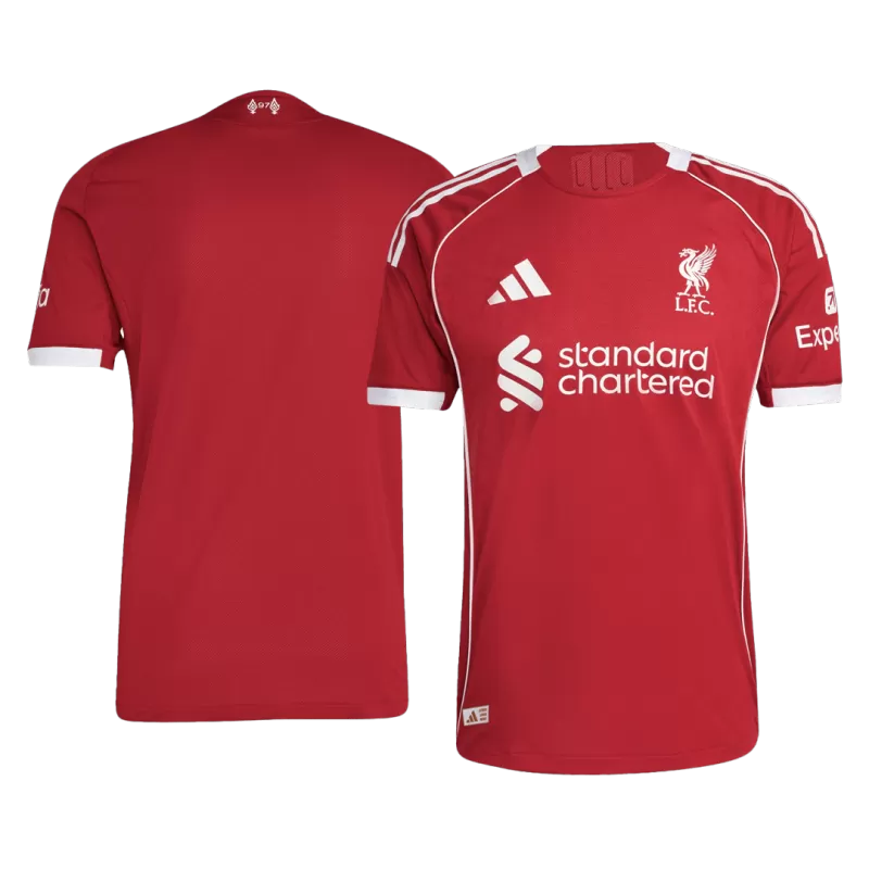Player Version Liverpool Home Soccer Jersey 2025/26